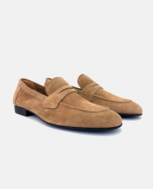 Mocasines de hombre antifaz piel