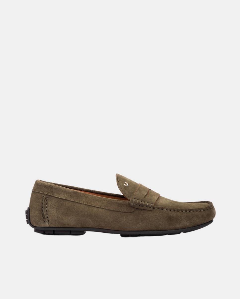 Martinelli - Mocasines de hombre de piel en color Verde.