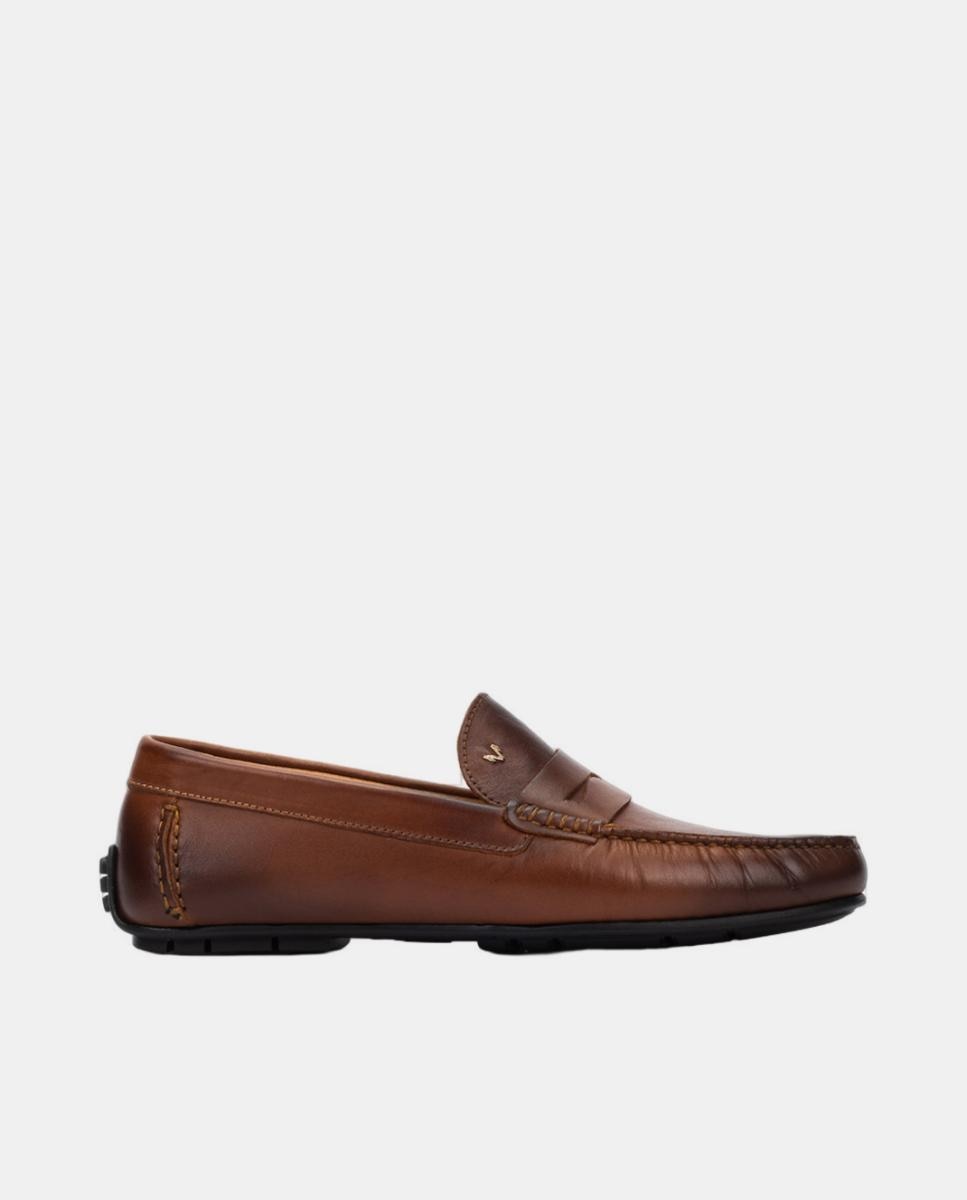 Martinelli - Mocasines de hombre de piel en color Marrón.