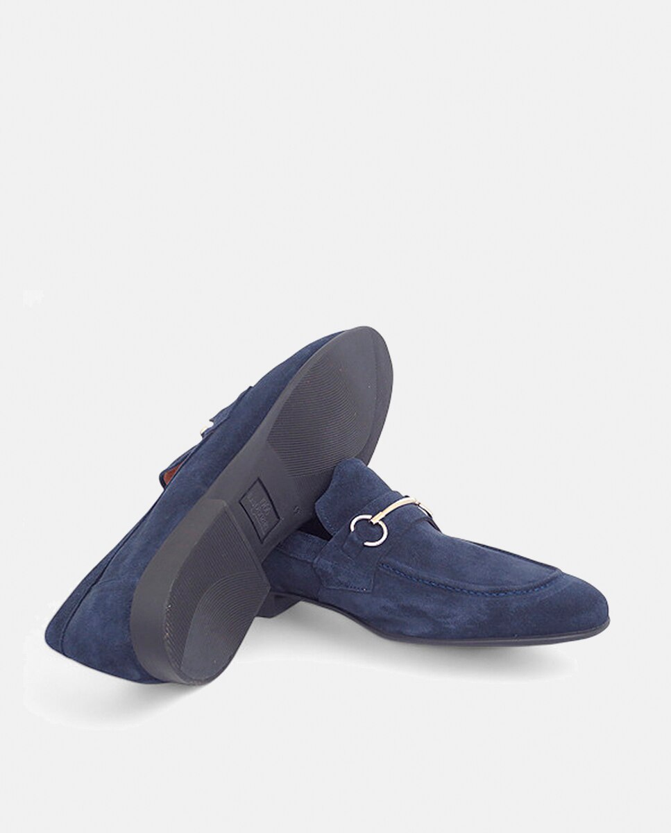 Sapatos Tipo Mocassins Azul-escuro-4