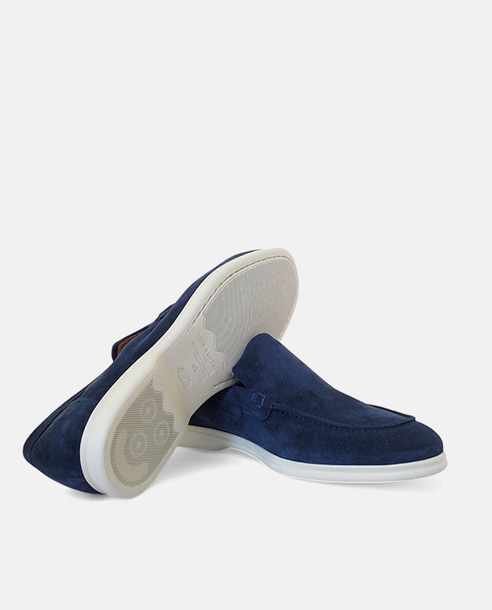Sapatos Tipo Mocassins Azul-escuro-4