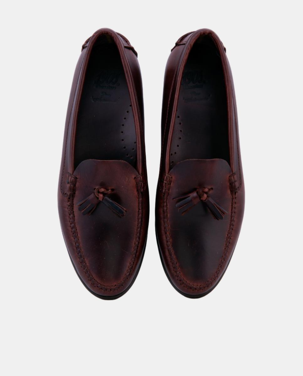Mocassins Ciclon com Borlas e Sola de Borracha - Seahorse Castanho-escuro-5