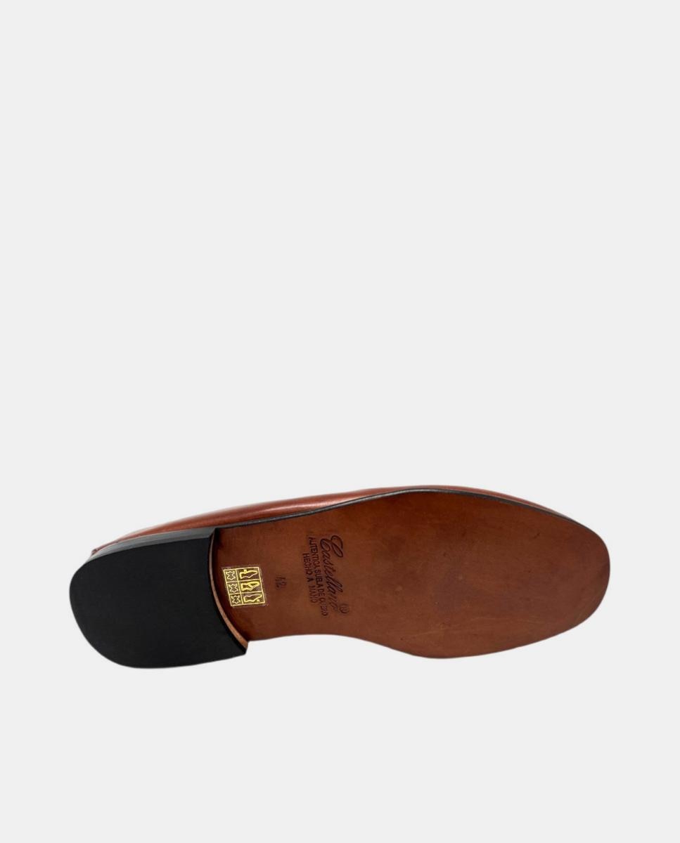 Mocassins em Pele de Búfalo com Sola de Couro Couro-3