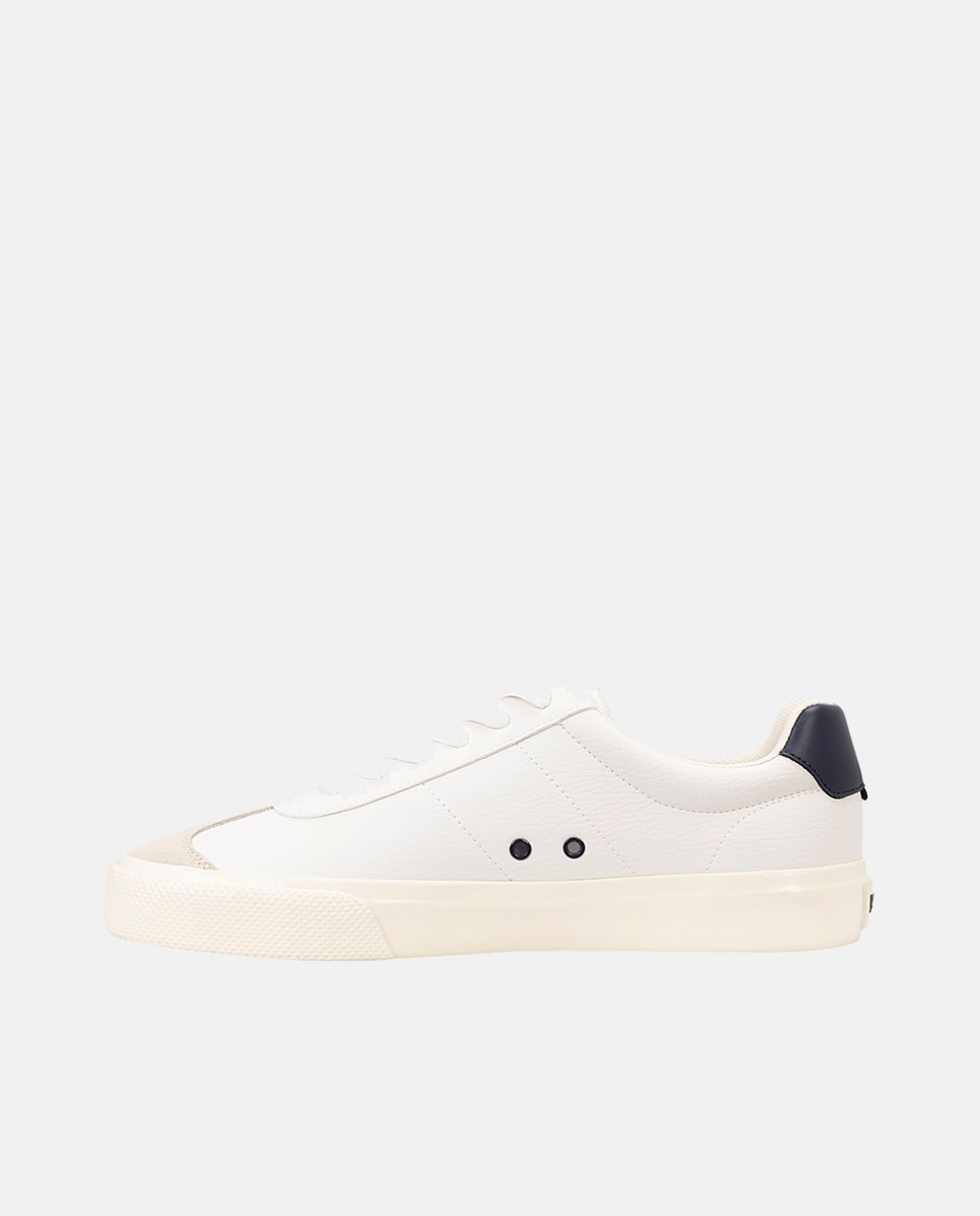 Sapatilhas Desportivas com Atacadores Branco-marfim-4