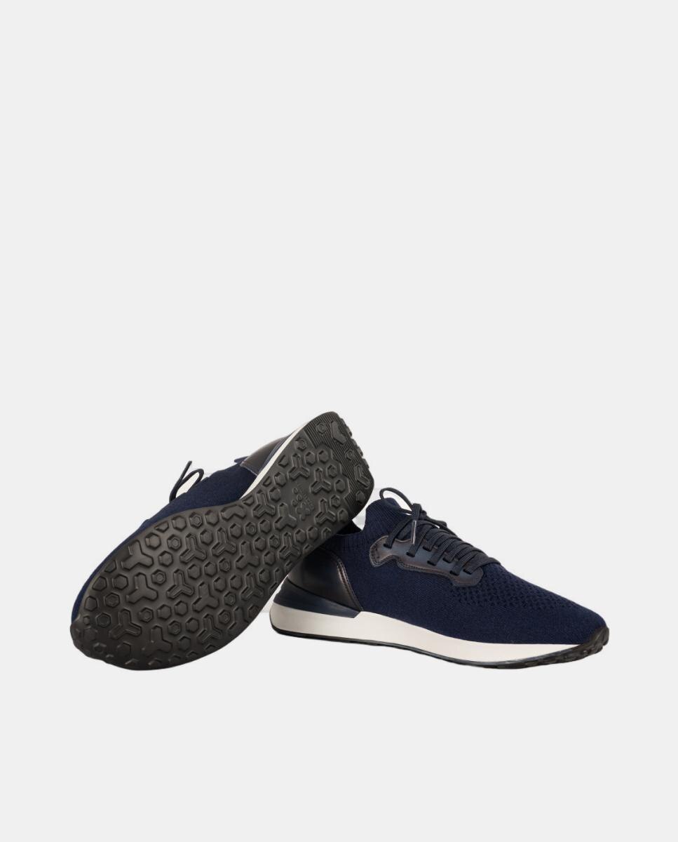 Sapatilhas de Running Knitting Azul-marinho-4