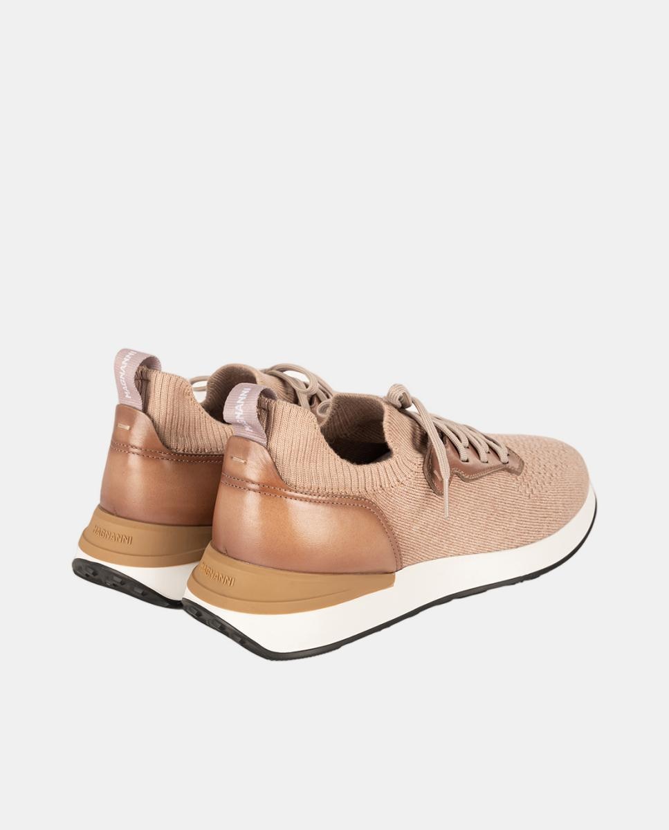 Sapatilhas de Running Knitting Natural-3