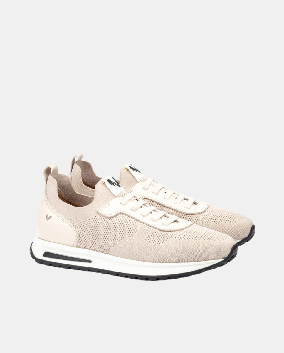 Sapatilhas em Pele - Branco Branco-marfim-2