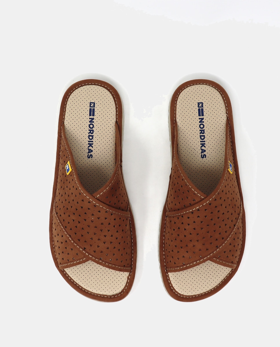 Chinelos de Quarto Castanho-4