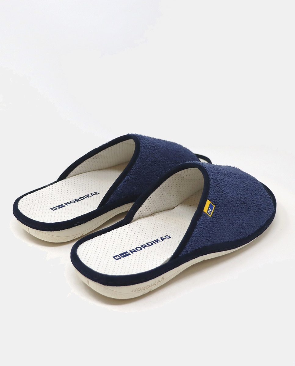 Chinelos de Quarto Azul-3