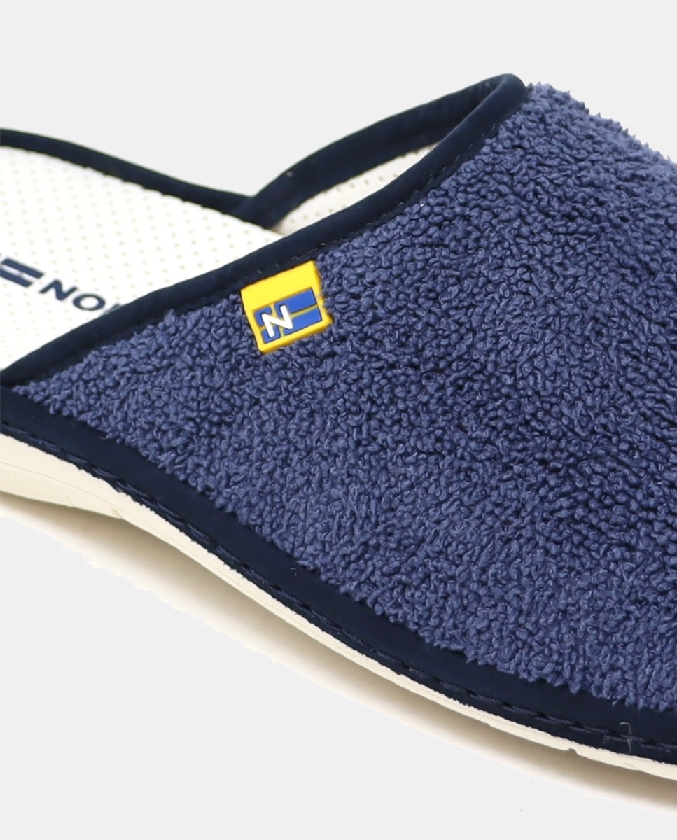 Chinelos de Quarto Azul-5