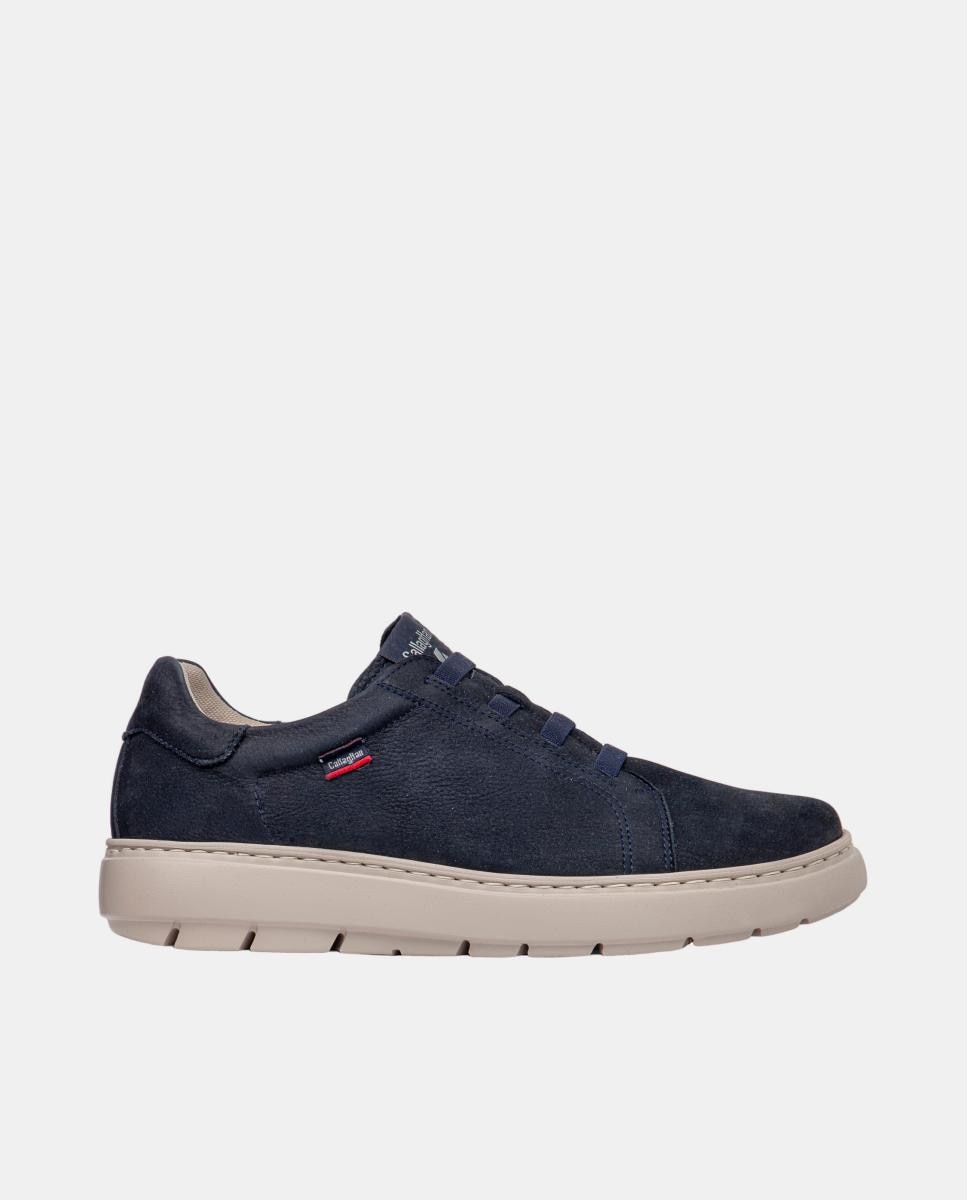 Callaghan - Zapatos de cordones elasticos de hombre de piel.