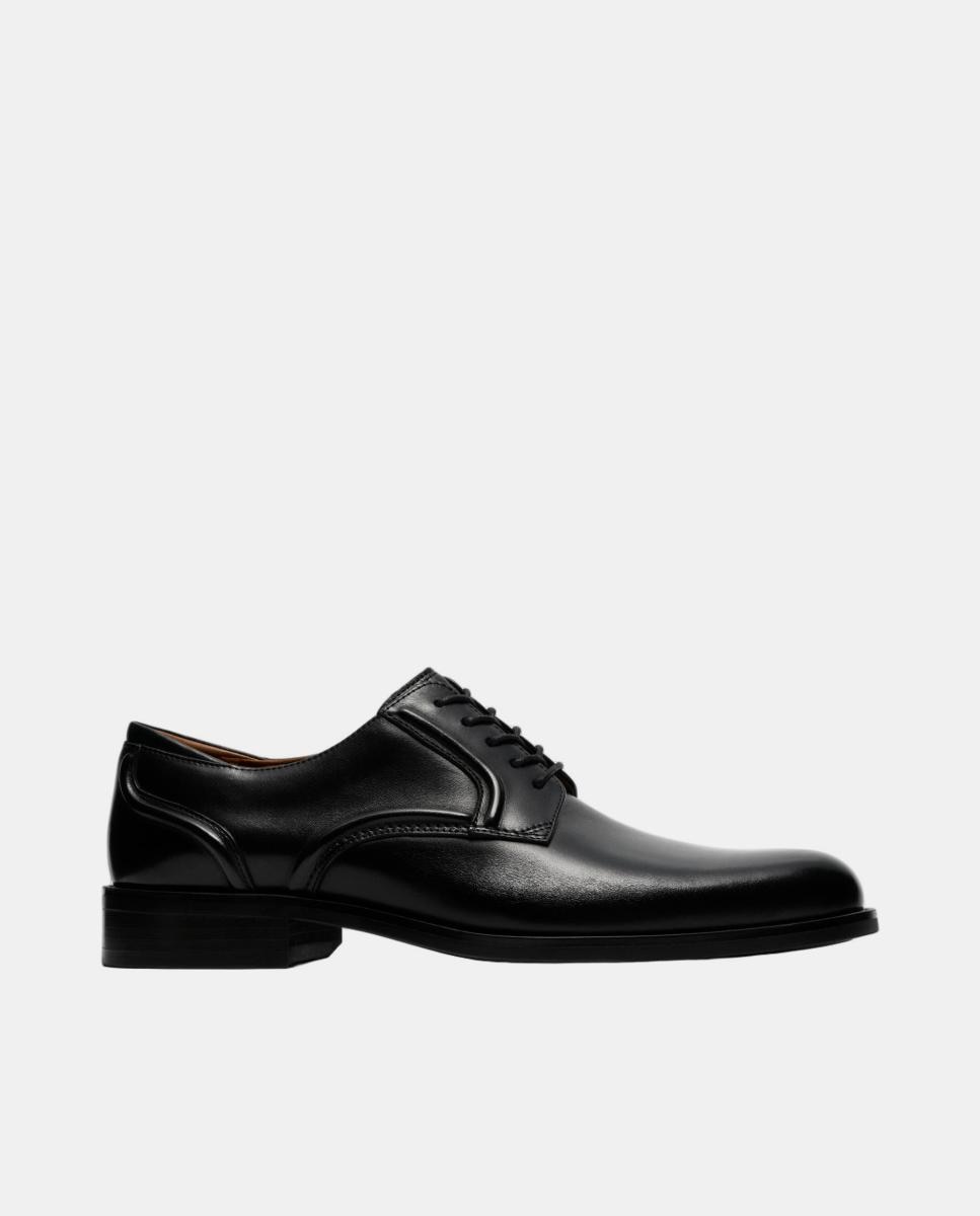 Clarks - Zapato CraftRemi Lace en Cuero con suela de Goma.