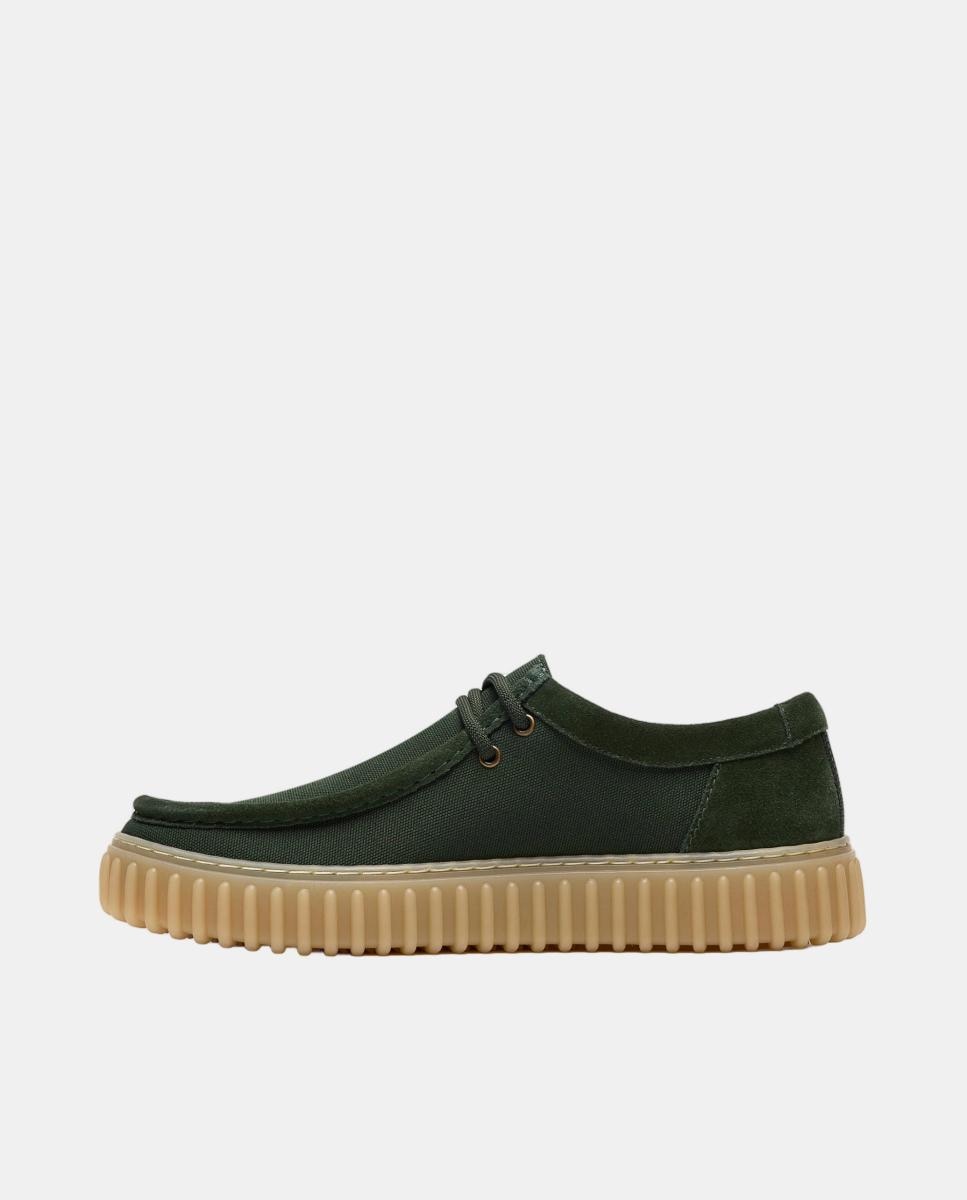 Sapatos Torhill Lo em Têxtil com Sola de TR Verde-2