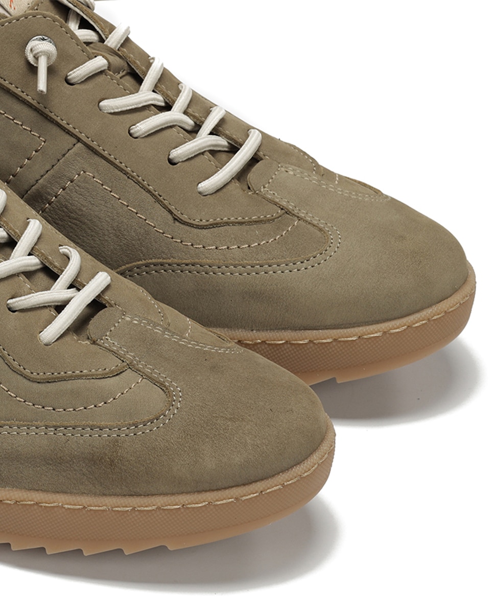 Sapatos em Pele com Atacadores Elásticos Natural-6