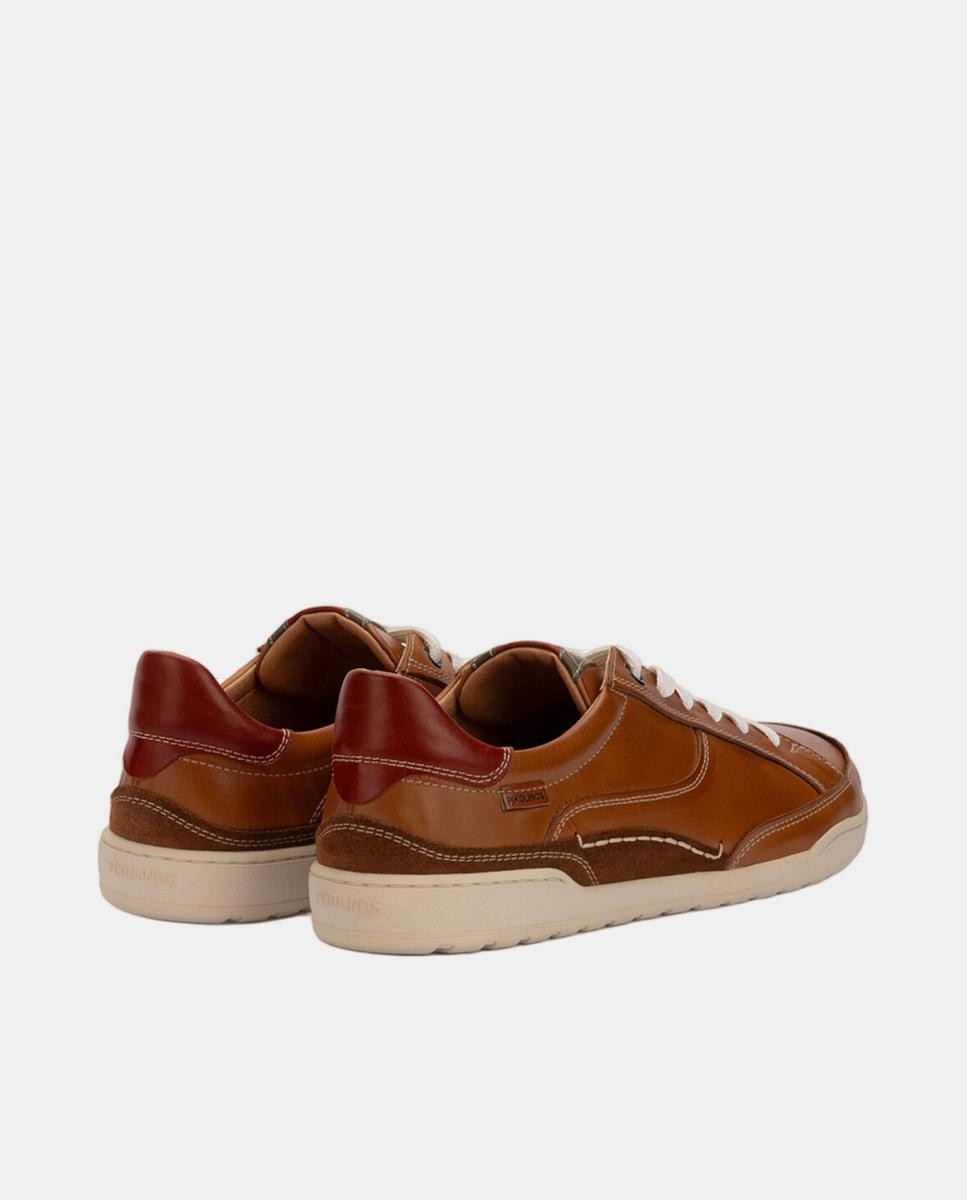 Sapatos Cómodos em Pele com Palmilha Amovível Castanho-3