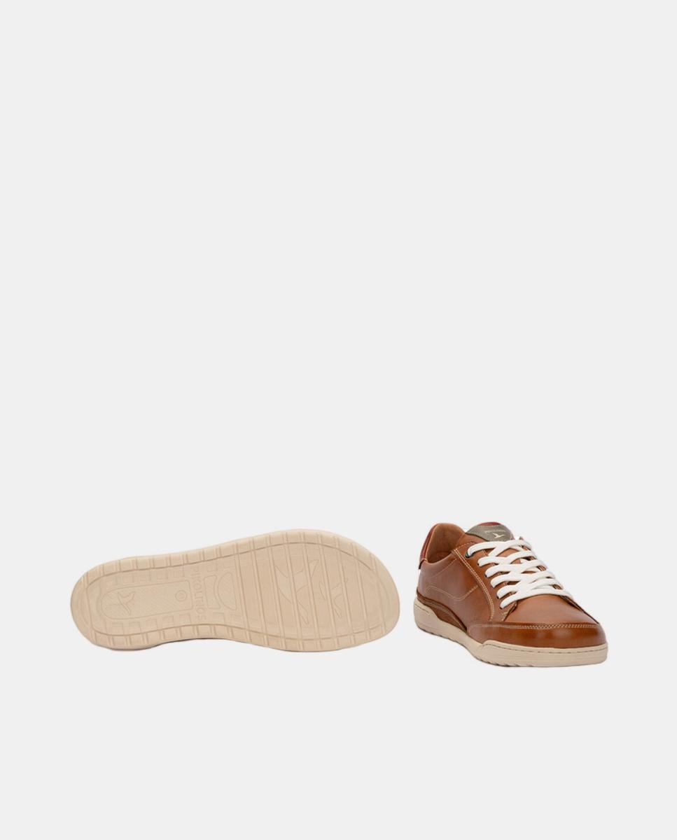 Sapatos Cómodos em Pele com Palmilha Amovível Castanho-5