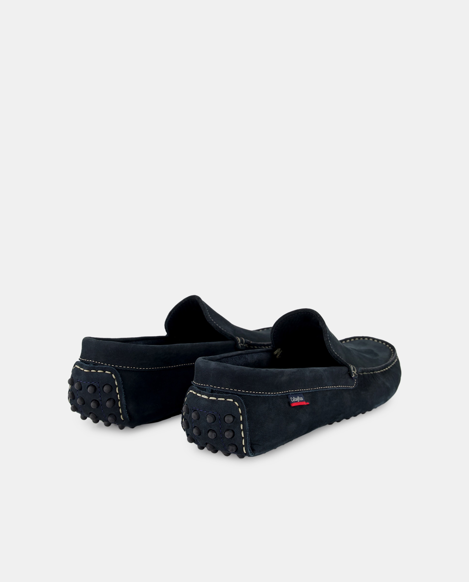 Mocassins com Tecnologia Adaptaction e em Pele - Azul Azul-3