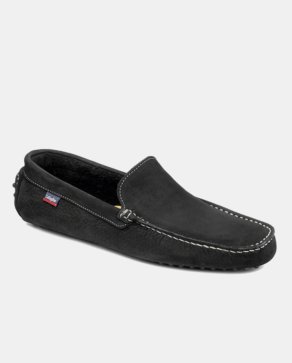 Mocassins com Tecnologia Adaptaction em Pele Preto-2