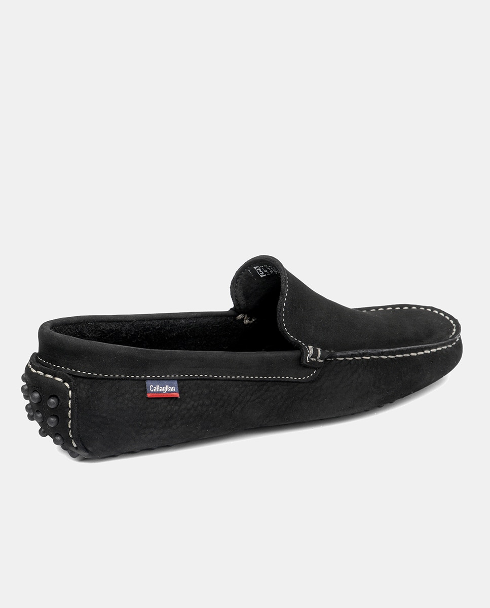 Mocassins com Tecnologia Adaptaction em Pele Preto-3