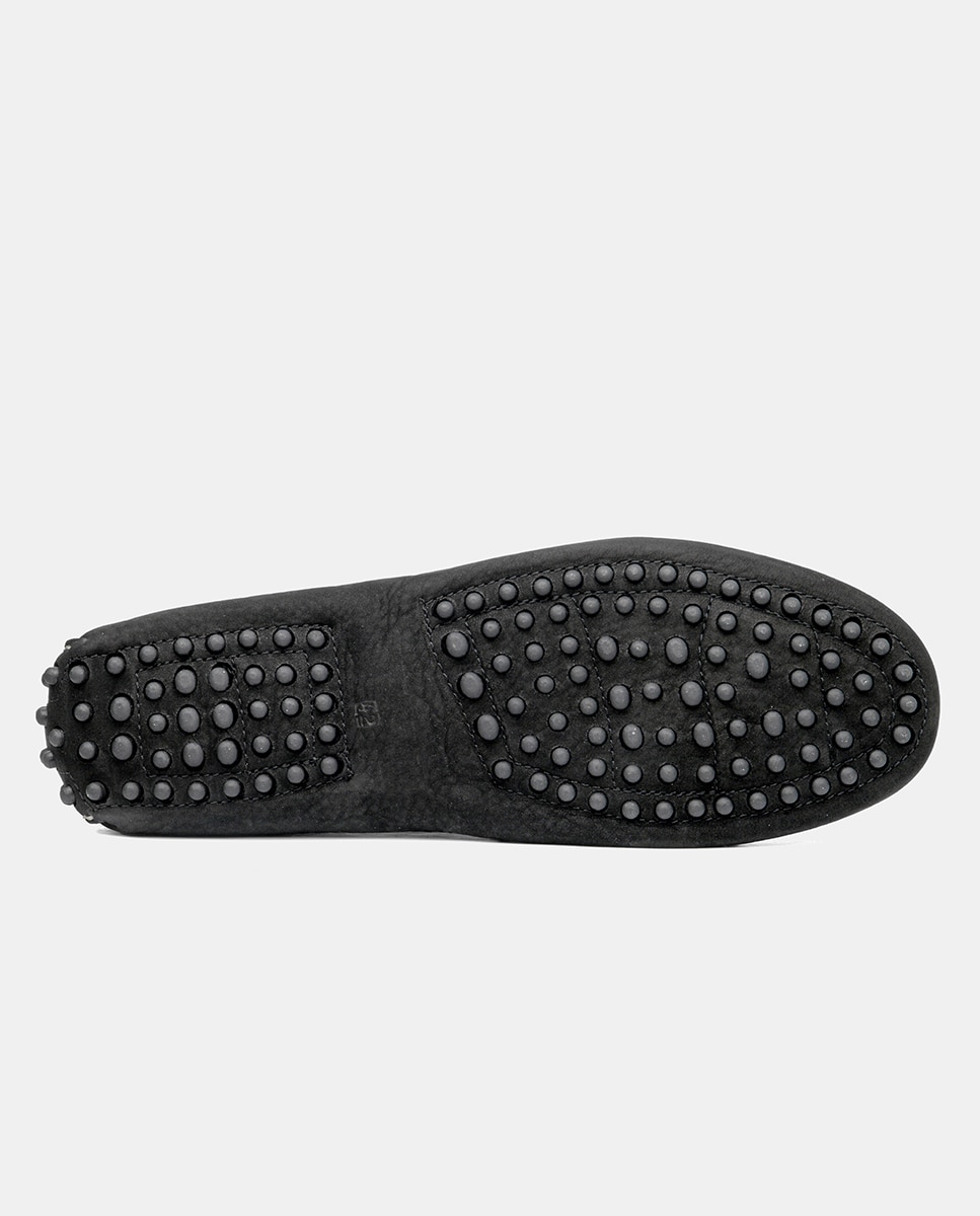 Mocassins com Tecnologia Adaptaction em Pele Preto-4