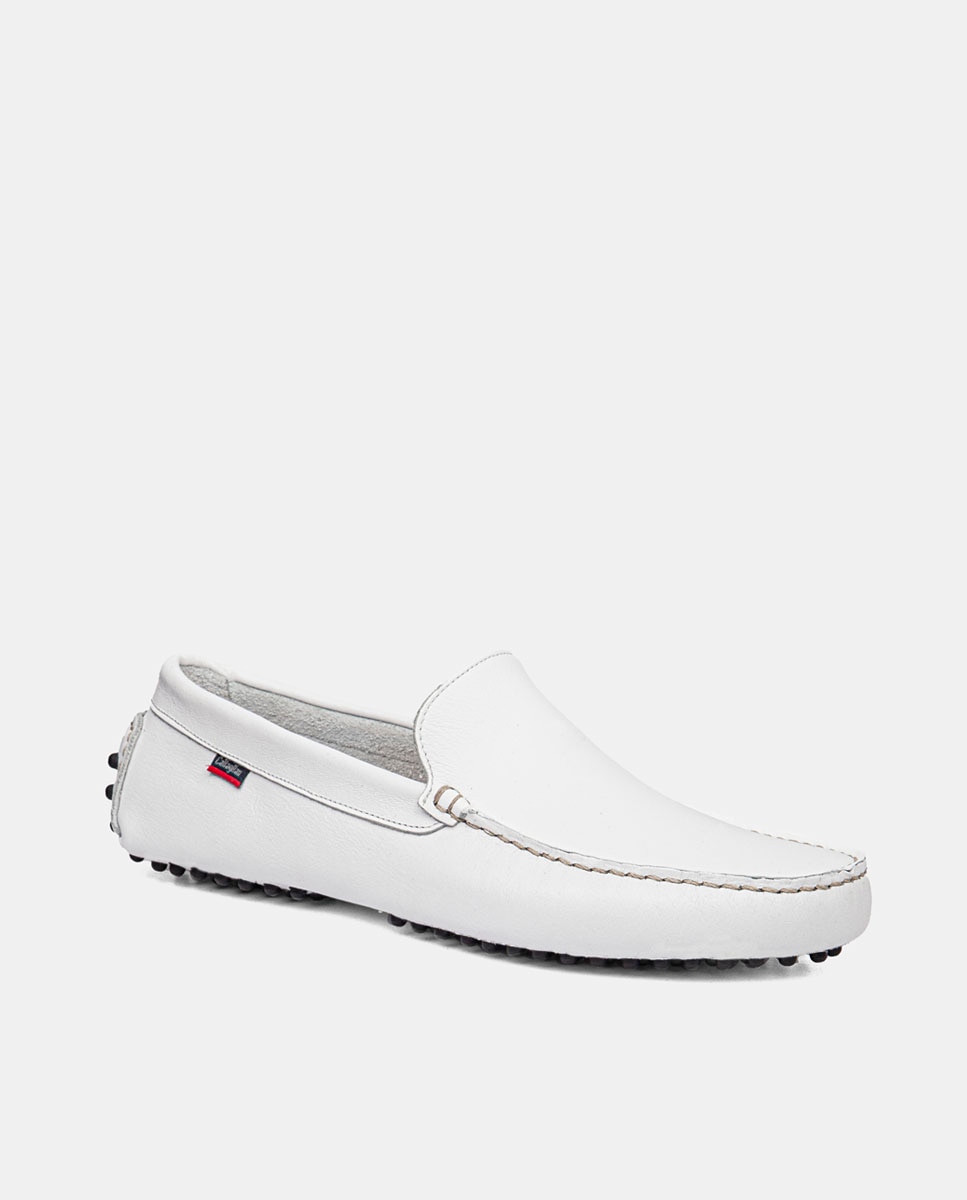 Mocassins com Tecnologia Adaptaction em Pele Branco-2