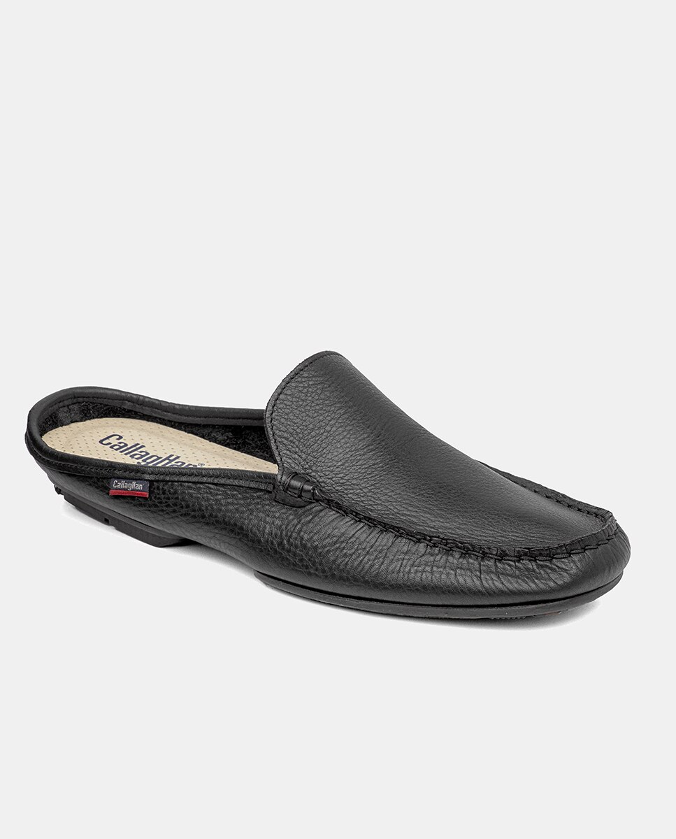 Mocassins com Tecnologia Adaptaction em Pele Preto-2