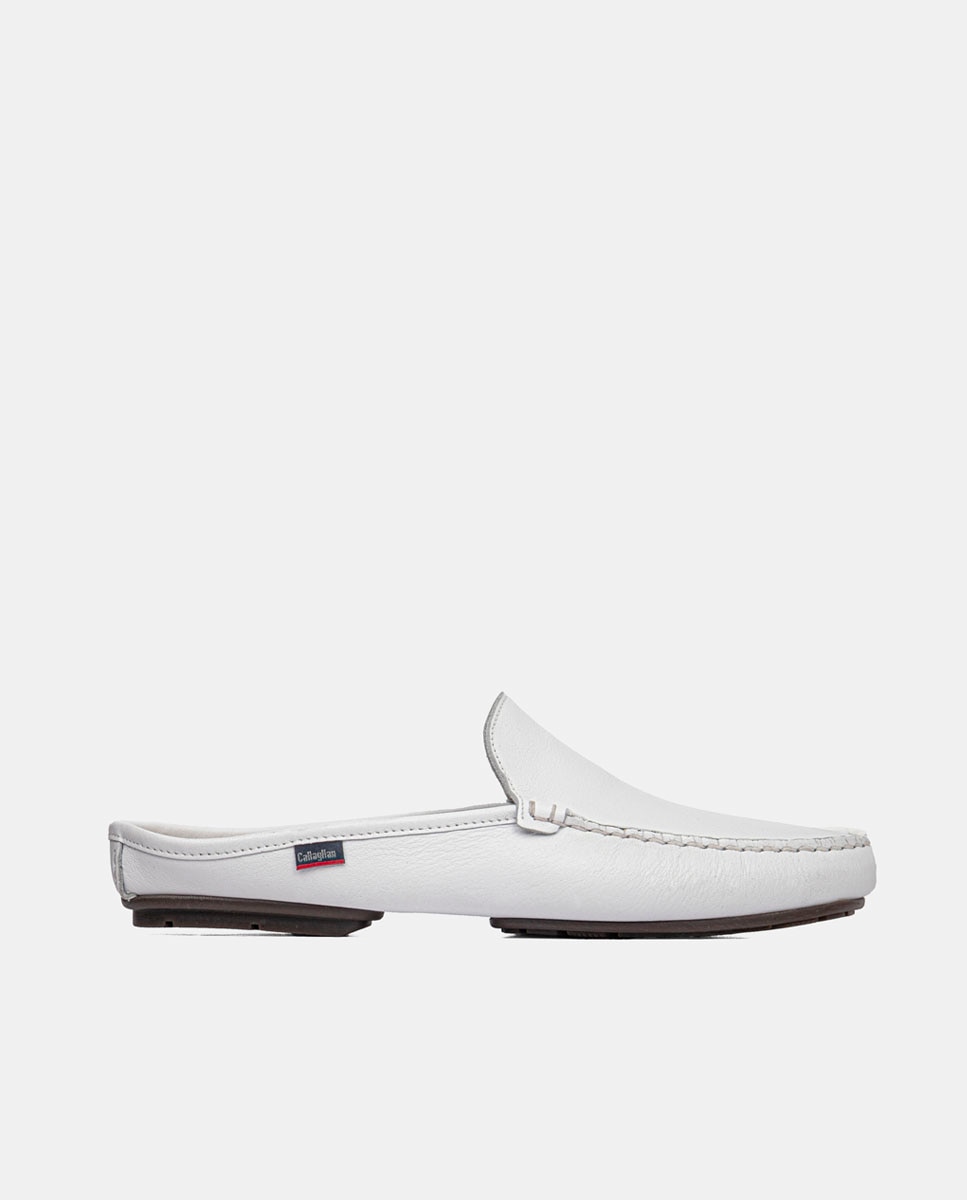 Mocassins com Tecnologia Adaptaction em Pele Branco-1