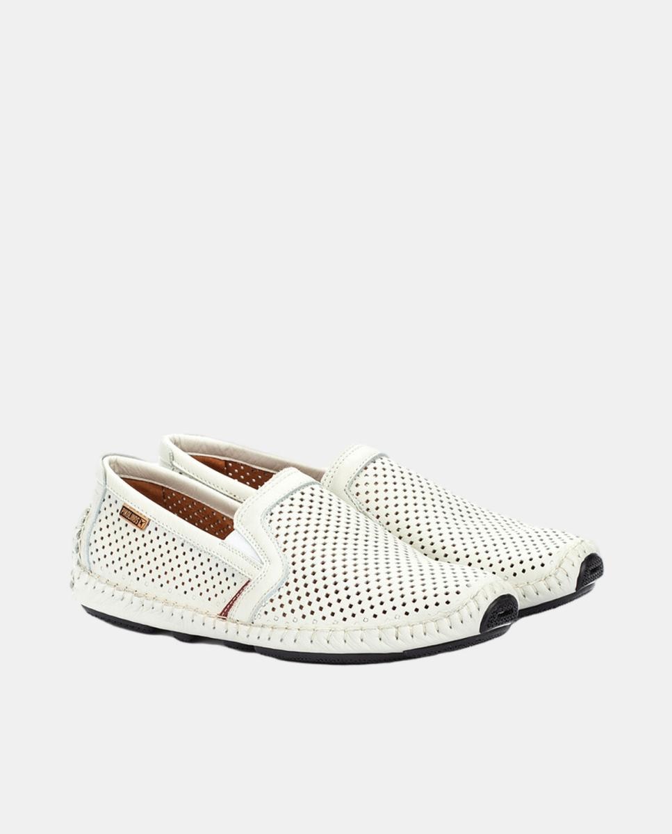 Mocassins em Pele Branco-2