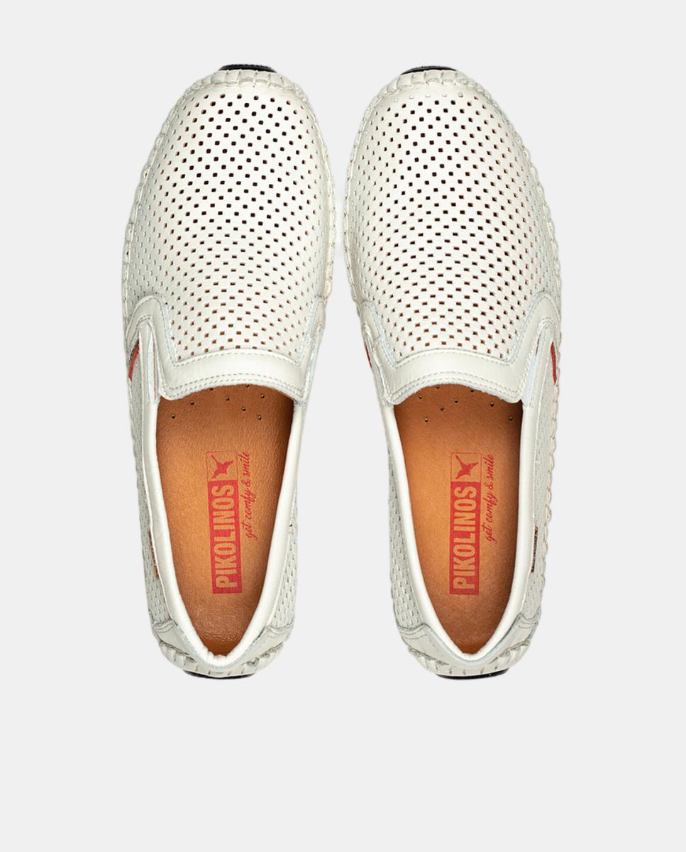 Mocassins em Pele Branco-6
