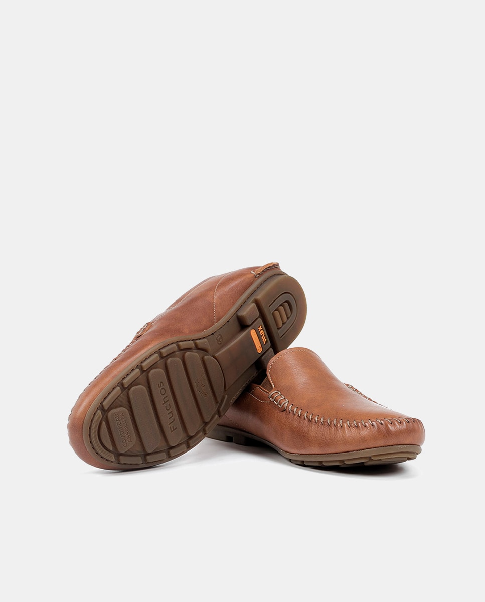Mocassins em Pele Couro-3