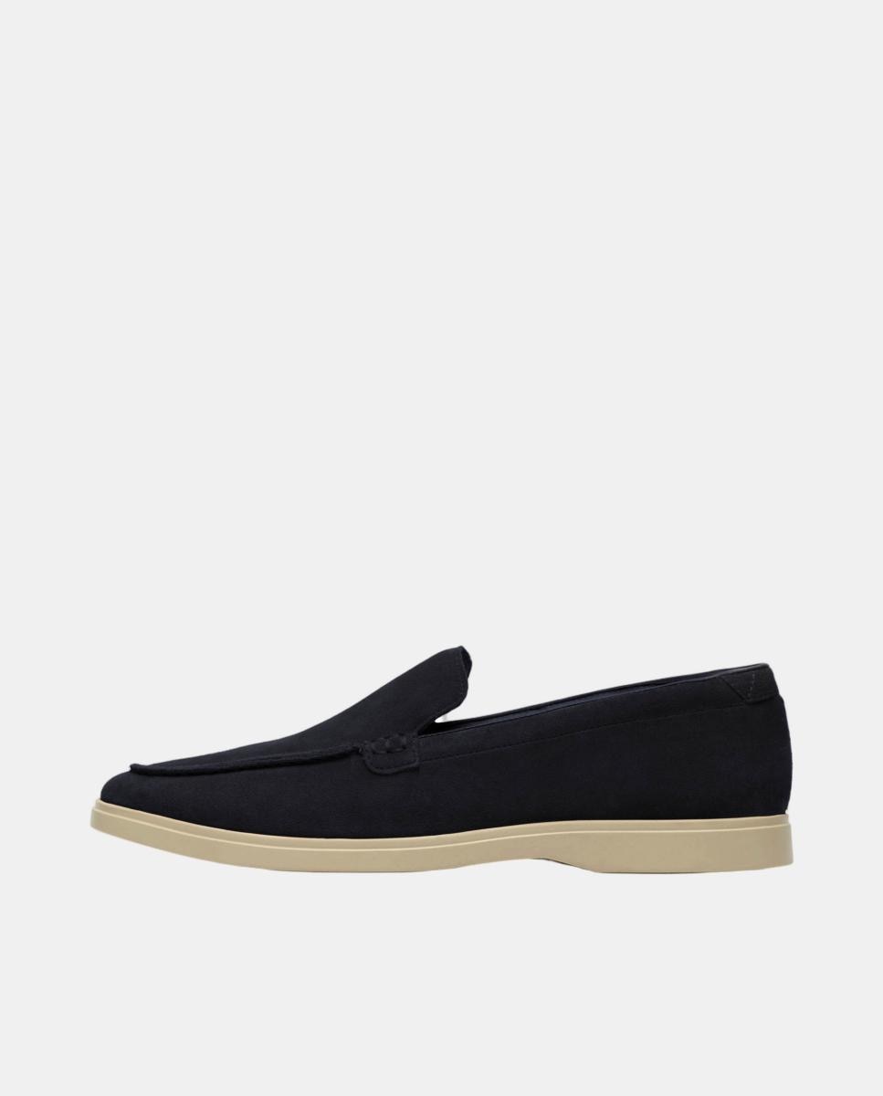 Sapatos Torford Easy em Camurça com Sola de Borracha Azul-escuro-2