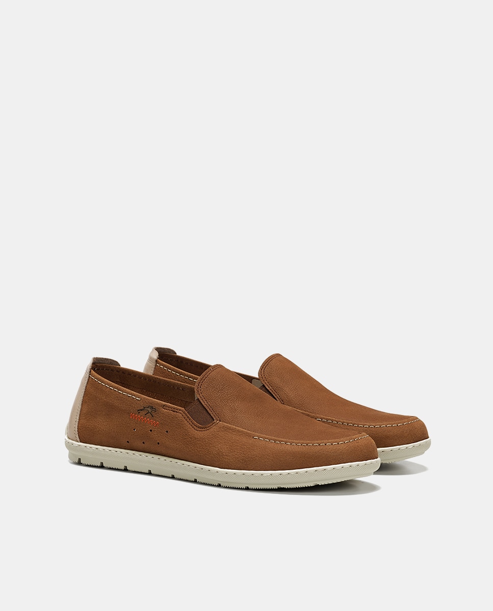 Mocassins em Pele com Sola Ligeira Couro-2