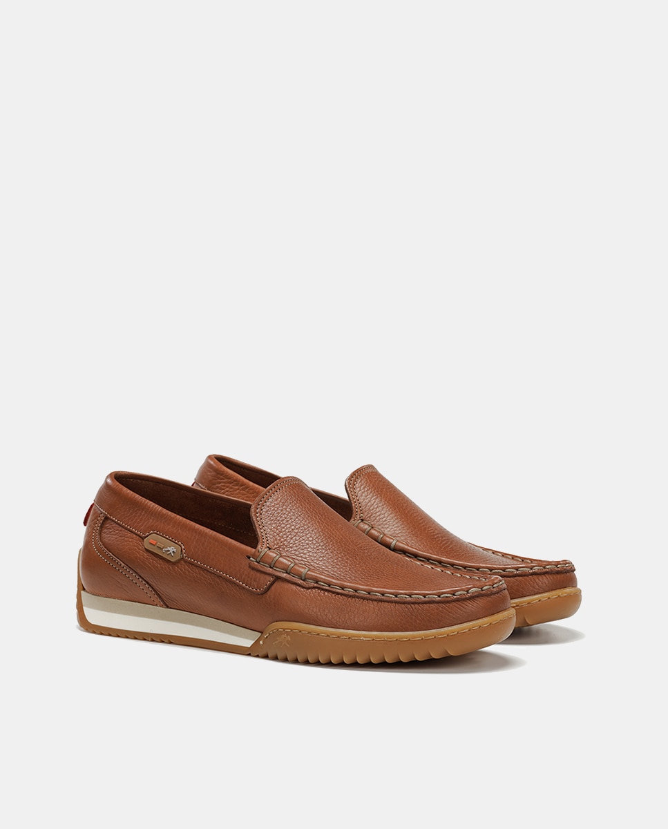 Mocassins em Pele Couro-2