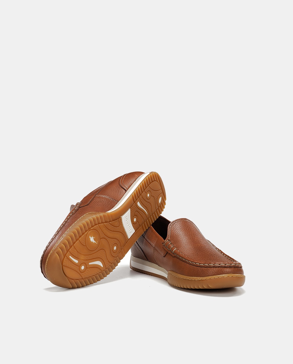 Mocassins em Pele Couro-4