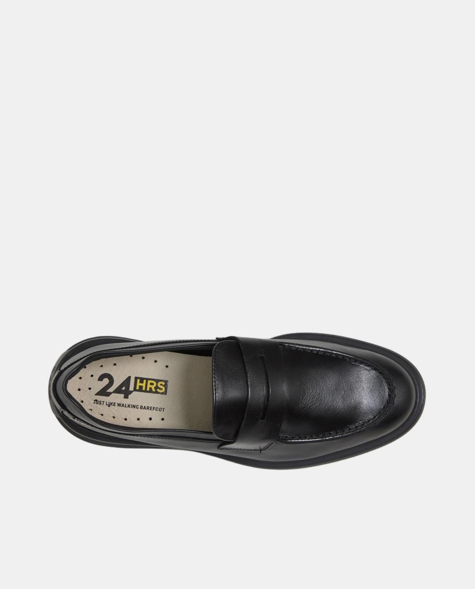 Mocassins em Napa - Preto Preto-3