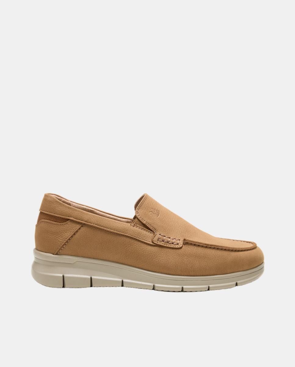 24HRS - Mocasin nobuck camel.