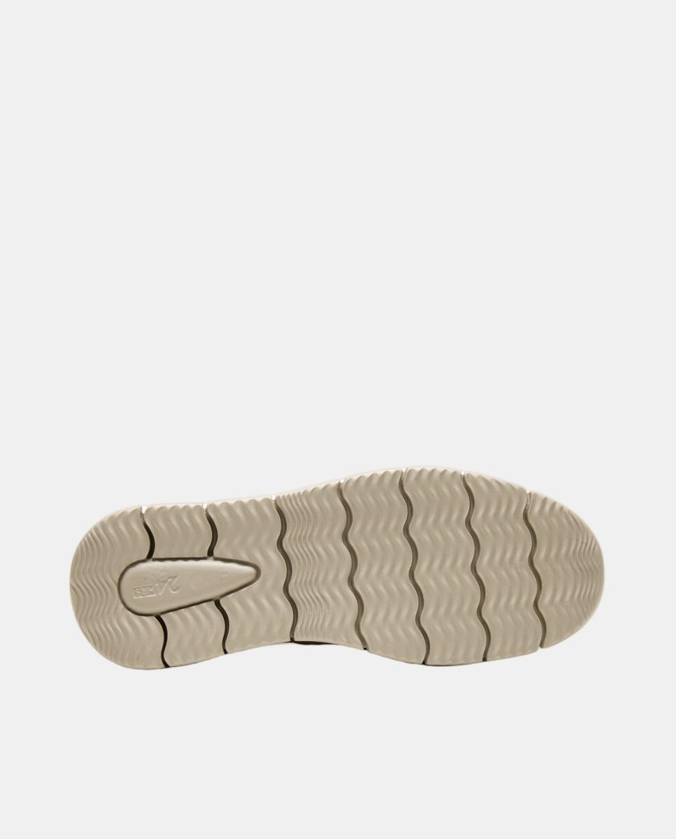 Mocassins em Nobuck - Camel Castanho-4