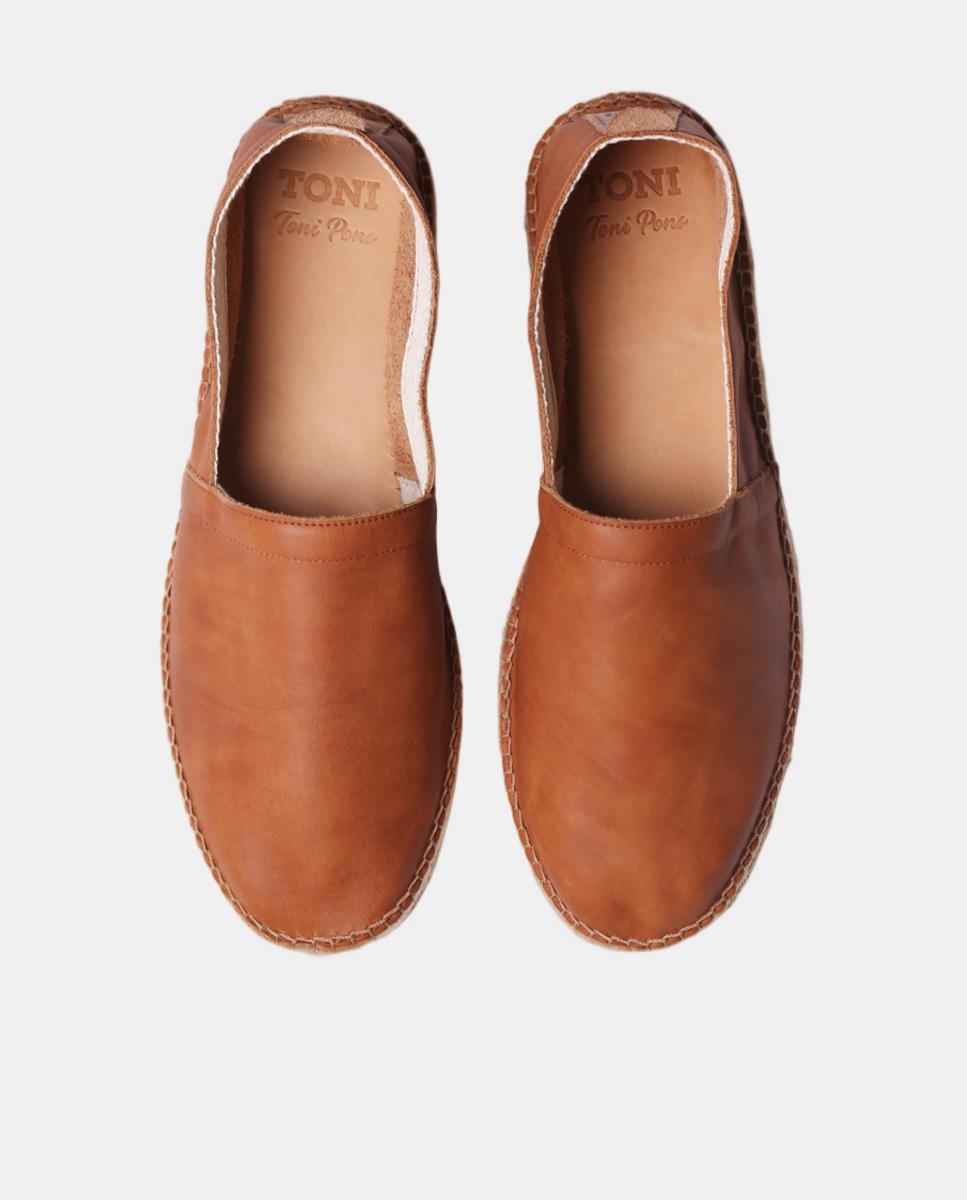 Alpercatas Camping em Pele Castanho-2