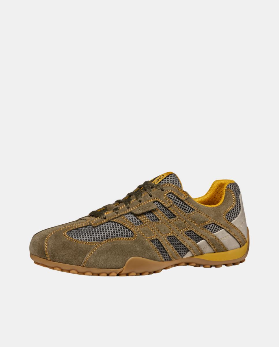 Sapatilhas Low Cut de Inspiração Desportiva Verde-militar-4
