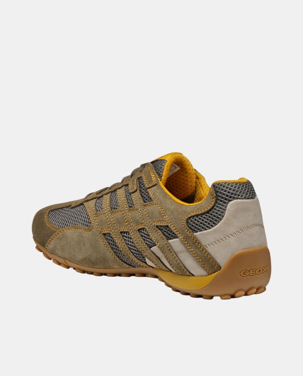 Sapatilhas Low Cut de Inspiração Desportiva Verde-militar-8