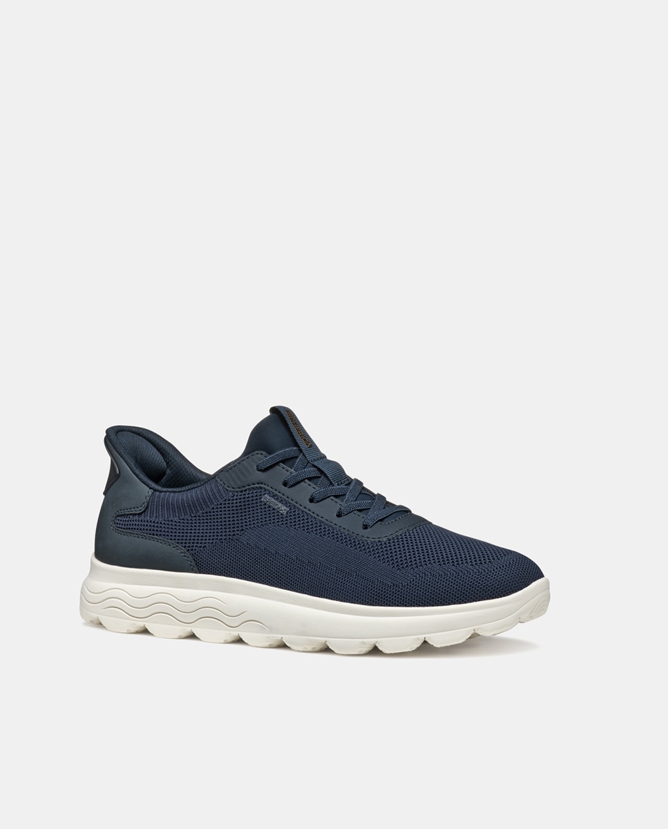 Zapatilla deportiva de caballero con calce fast-in - Geox - Azul marino Azul marino-2