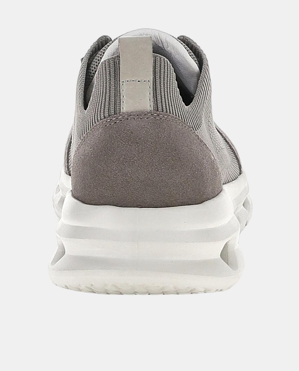 Sapatilhas com Atacadores Knit Cinzento-5