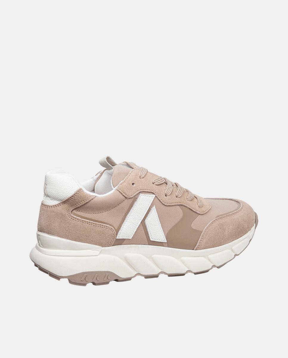 Sapatilhas de Atacadores em Pele Natural-3