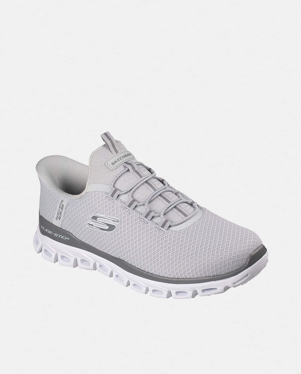 Sapatilhas com Tecnologia Glide Step e Slip In Cinzento-2