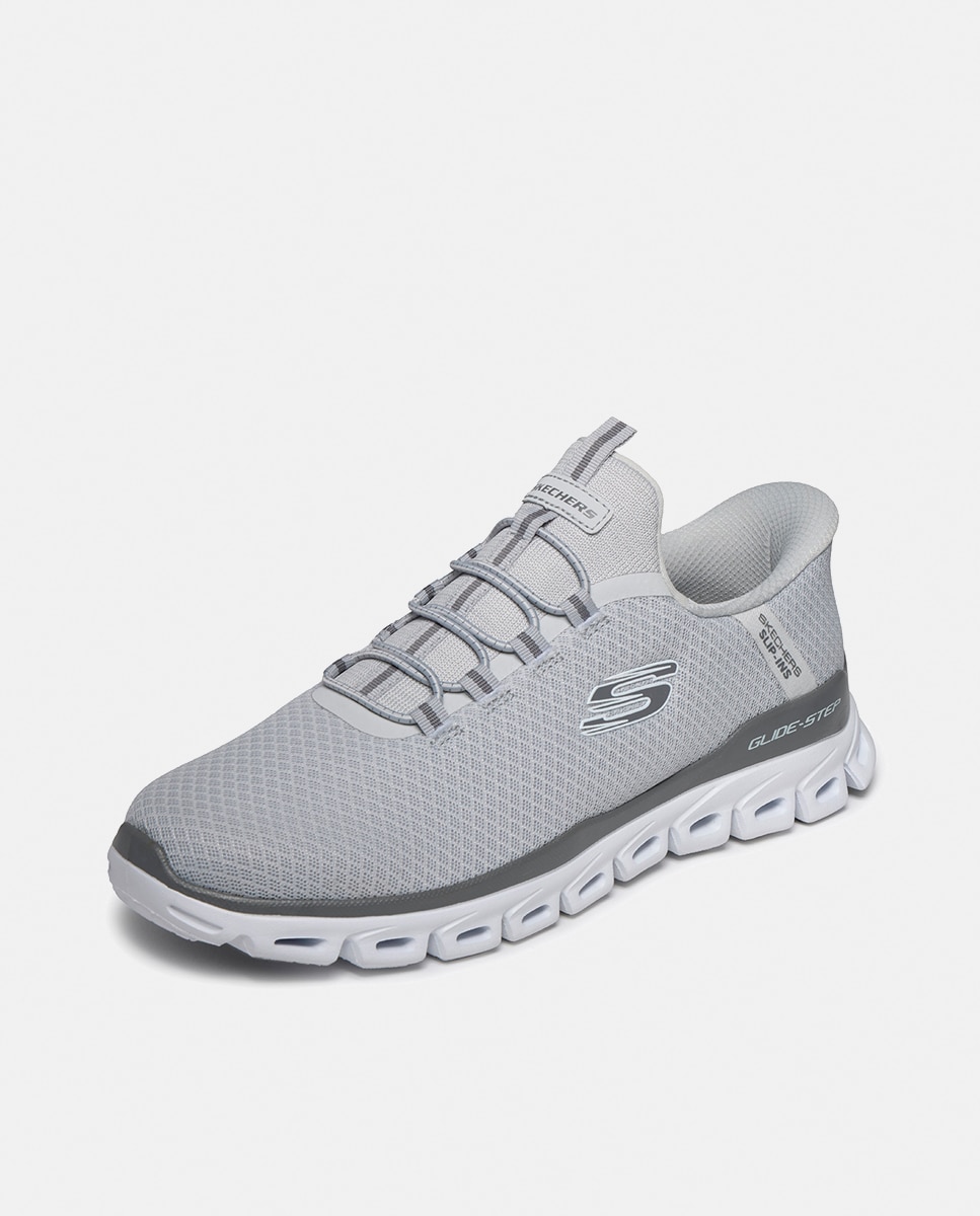 Sapatilhas com Tecnologia Glide Step e Slip In Cinzento-3