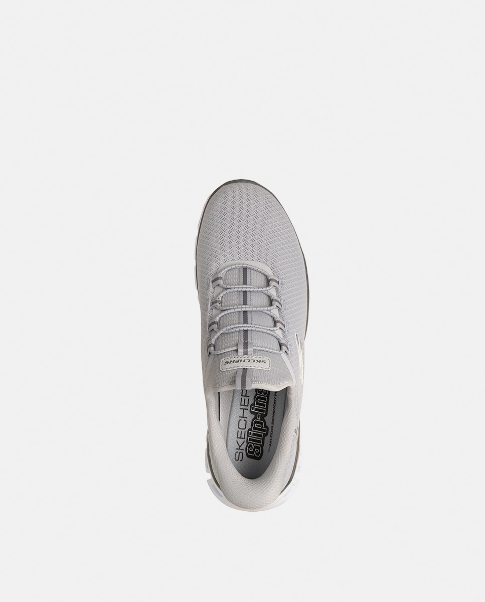 Sapatilhas com Tecnologia Glide Step e Slip In Cinzento-4