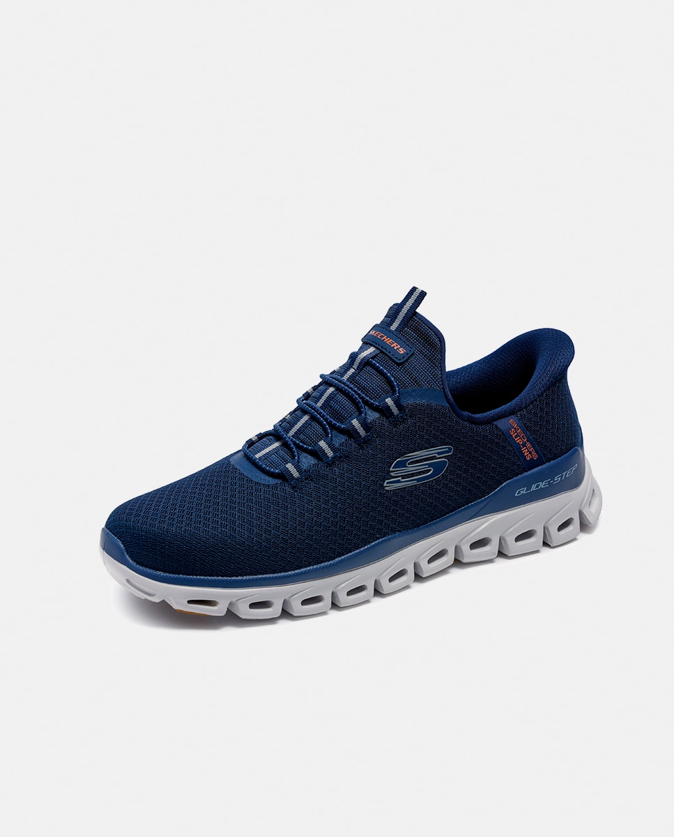 Sapatilhas com Tecnologia Glide Step e Slip In Azul-marinho-3