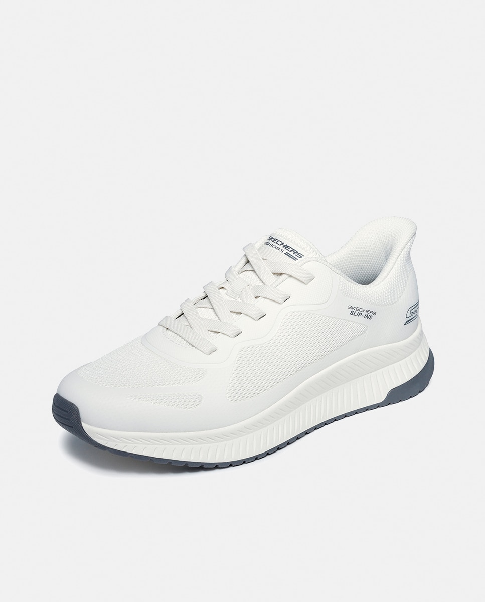 Sapatilhas Moda com Tecnologia Slip Ins Branco Osso-3