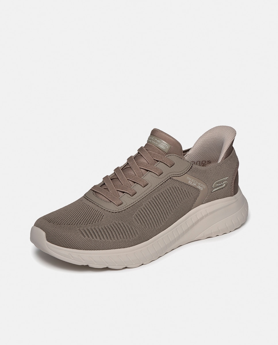 Sapatilhas Moda com Tecnologia Slip Ins Natural-3