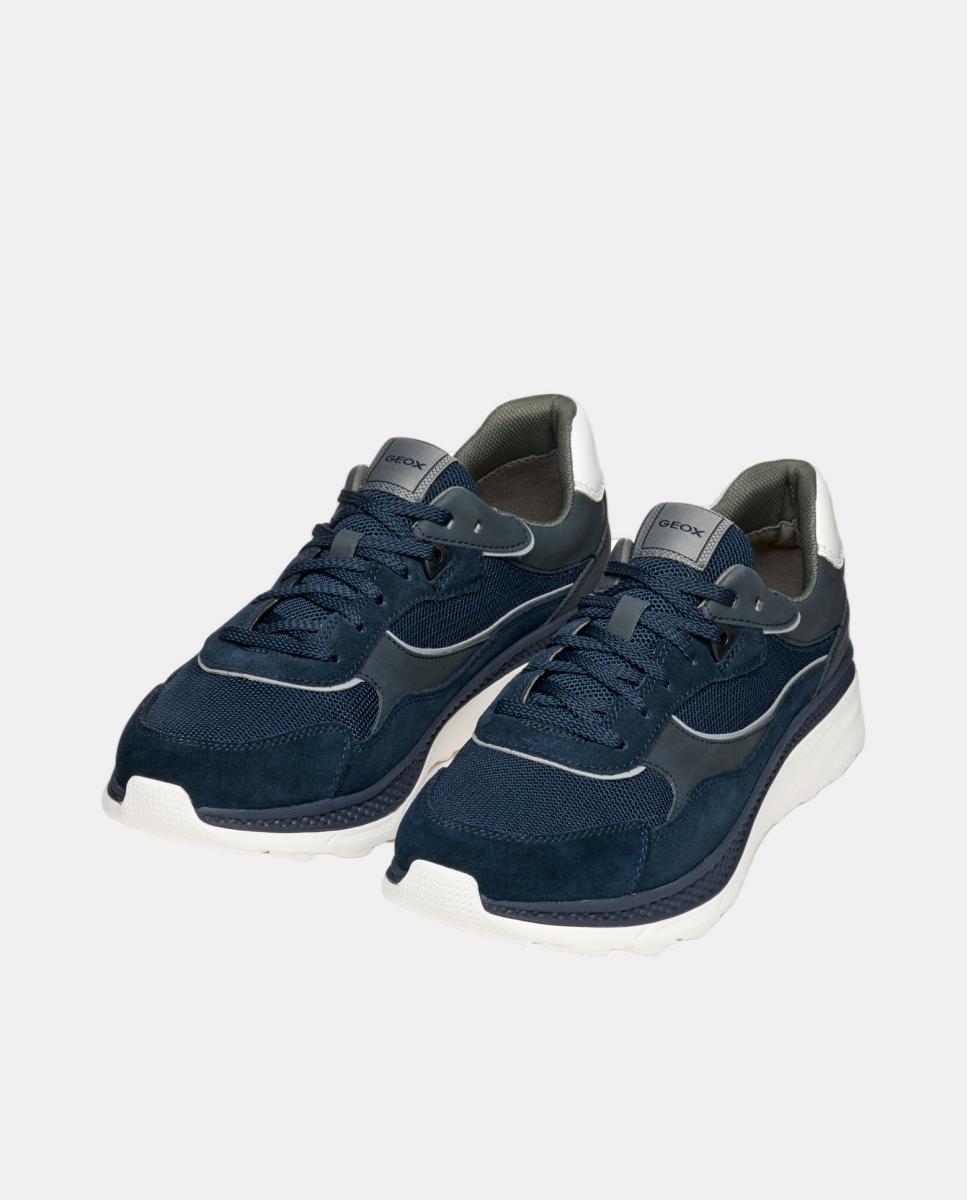 Sapatilhas Desportivas Transpiráveis de Inspiração Running Azul-marinho-5